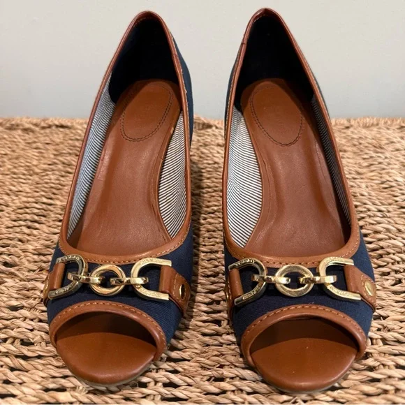 Tommy Hilfiger Tawnisha Cork Wedges - Picture 3 of 12